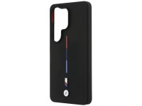 BMW M Silicone Tricolor Line MagSafe Case for Samsung Galaxy S26 Ultra - Black