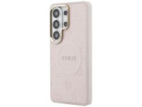 Guess Saffiano Peony Embossed Ring MagSafe Case for Samsung Galaxy S26 Ultra - Pink Guess Saffiano Peony Embossed Ring MagSafe Case for Samsung Galaxy S26 Ultra - Pink