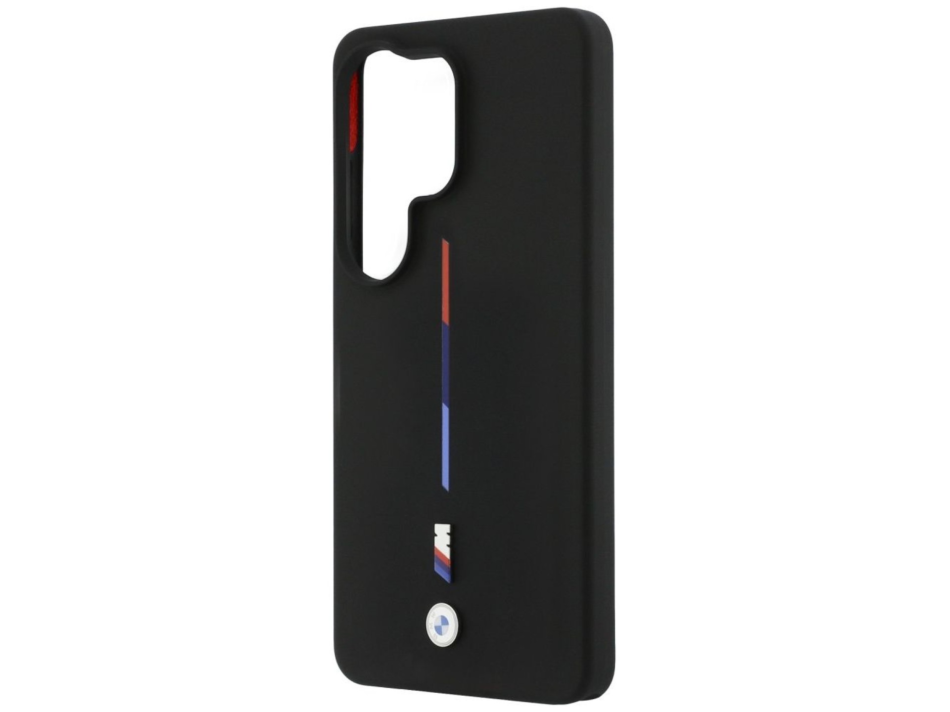 BMW M Silicone Tricolor Line MagSafe Case for Samsung Galaxy S26 Ultra - Black