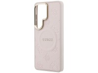 Guess Saffiano Peony Embossed Ring MagSafe Case for Samsung Galaxy S26 Ultra - Pink Guess Saffiano Peony Embossed Ring MagSafe Case for Samsung Galaxy S26 Ultra - Pink