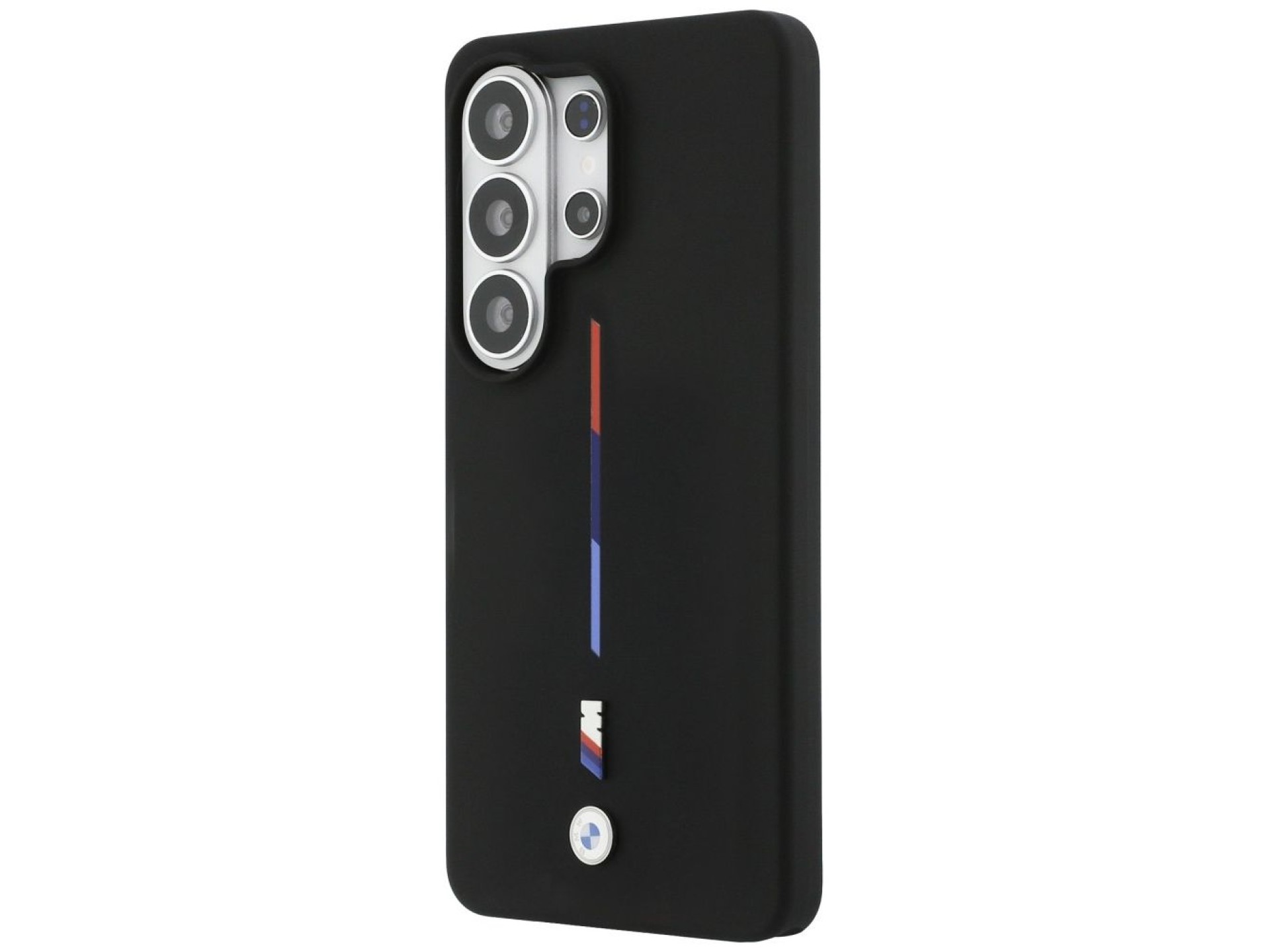 BMW M Silicone Tricolor Line MagSafe Case for Samsung Galaxy S26 Ultra - Black