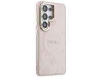 Guess Saffiano Peony Embossed Ring MagSafe Case for Samsung Galaxy S26 Ultra - Pink Guess Saffiano Peony Embossed Ring MagSafe Case for Samsung Galaxy S26 Ultra - Pink