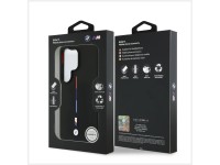 BMW M Silicone Tricolor Line MagSafe Case for Samsung Galaxy S26 Ultra - Black