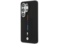 BMW M Silicone Tricolor Line MagSafe Case for Samsung Galaxy S26 Ultra - Black