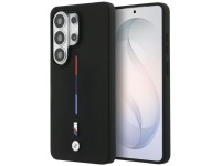 BMW M Silicone Tricolor Line MagSafe Case for Samsung Galaxy S26 Ultra - Black