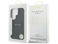 Funda Guess Saffiano Peony con anillo en relieve y MagSafe para Samsung Galaxy S26 Ultra - Negra Funda Guess Saffiano Peony con anillo en relieve y MagSafe para Samsung Galaxy S26 Ultra - Negra