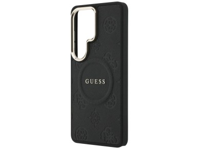 Funda Guess Saffiano Peony con anillo en relieve y MagSafe para Samsung Galaxy S26 Ultra - Negra Funda Guess Saffiano Peony con anillo en relieve y MagSafe para Samsung Galaxy S26 Ultra - Negra