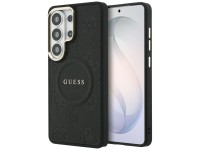Funda Guess Saffiano Peony con anillo en relieve y MagSafe para Samsung Galaxy S26 Ultra - Negra Funda Guess Saffiano Peony con anillo en relieve y MagSafe para Samsung Galaxy S26 Ultra - Negra