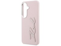 Funda con logotipo de resina metálica texturizada Karl Lagerfeld para Samsung Galaxy S26 - Rosa Funda con logotipo de resina metálica texturizada Karl Lagerfeld para Samsung Galaxy S26 - Rosa