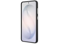 Capa para Samsung Galaxy S26 em resina metálica granulada com a assinatura de Karl Lagerfeld - Preta Capa para Samsung Galaxy S26 em resina metálica granulada com a assinatura de Karl Lagerfeld - Preta