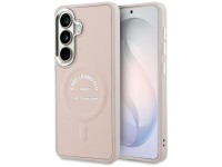 Funda MagSafe con anillo en relieve y logotipo RSG de Karl Lagerfeld para Samsung Galaxy S26+ - Rosa Funda MagSafe con anillo en relieve y logotipo RSG de Karl Lagerfeld para Samsung Galaxy S26+ - Rosa