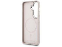 Karl Lagerfeld Embossed Ring RSG Logo MagSafe Case for Samsung Galaxy S26 - Pink