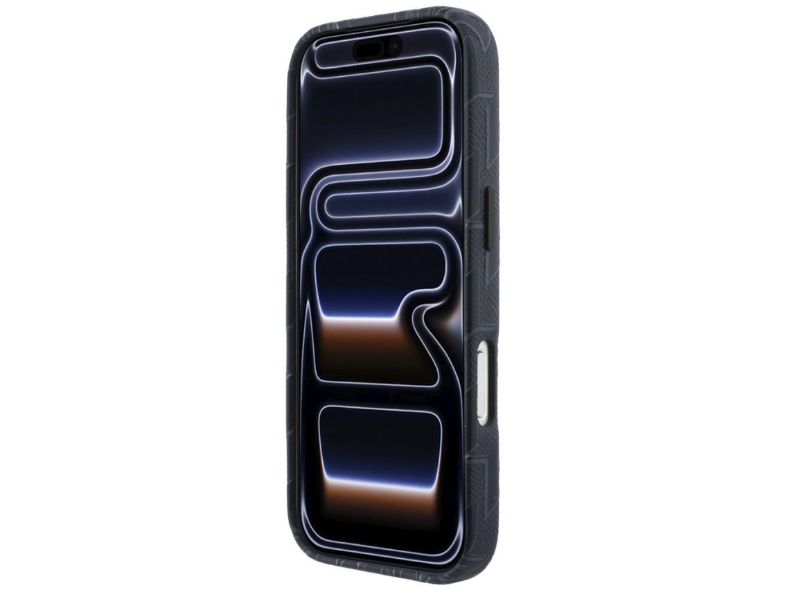 Karl Lagerfeld Monogram Logo MagSafe Case for iPhone 17 Pro Max - Blue