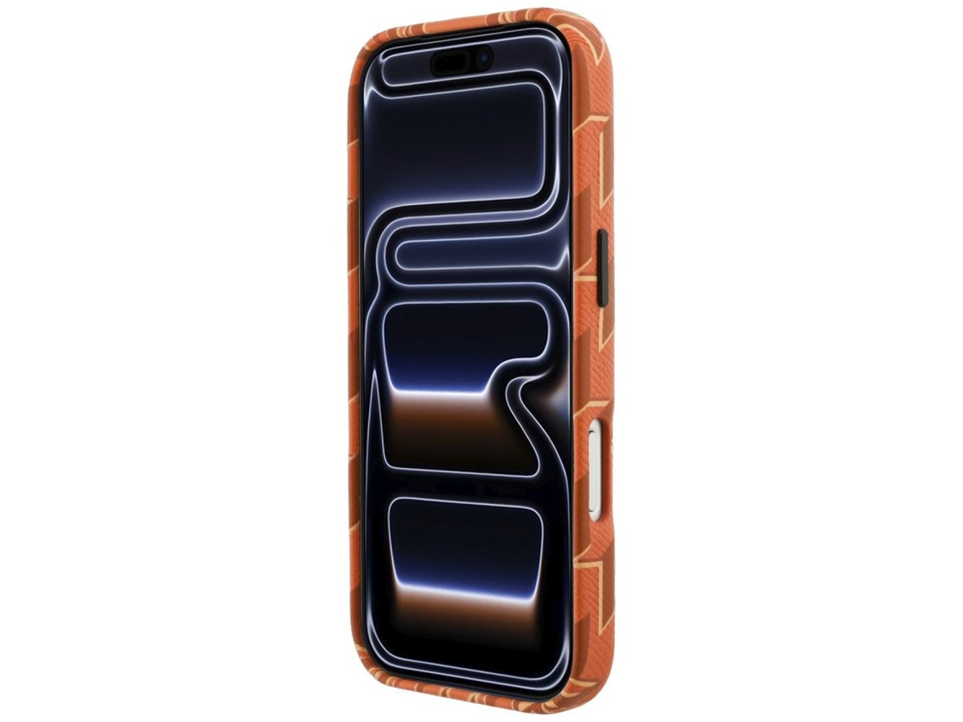 Capa MagSafe com o logotipo Monogram de Karl Lagerfeld para iPhone 17 Pro - Laranja