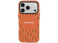 Funda MagSafe con monograma de Karl Lagerfeld para iPhone 17 Pro Max - Naranja Funda MagSafe con monograma de Karl Lagerfeld para iPhone 17 Pro Max - Naranja