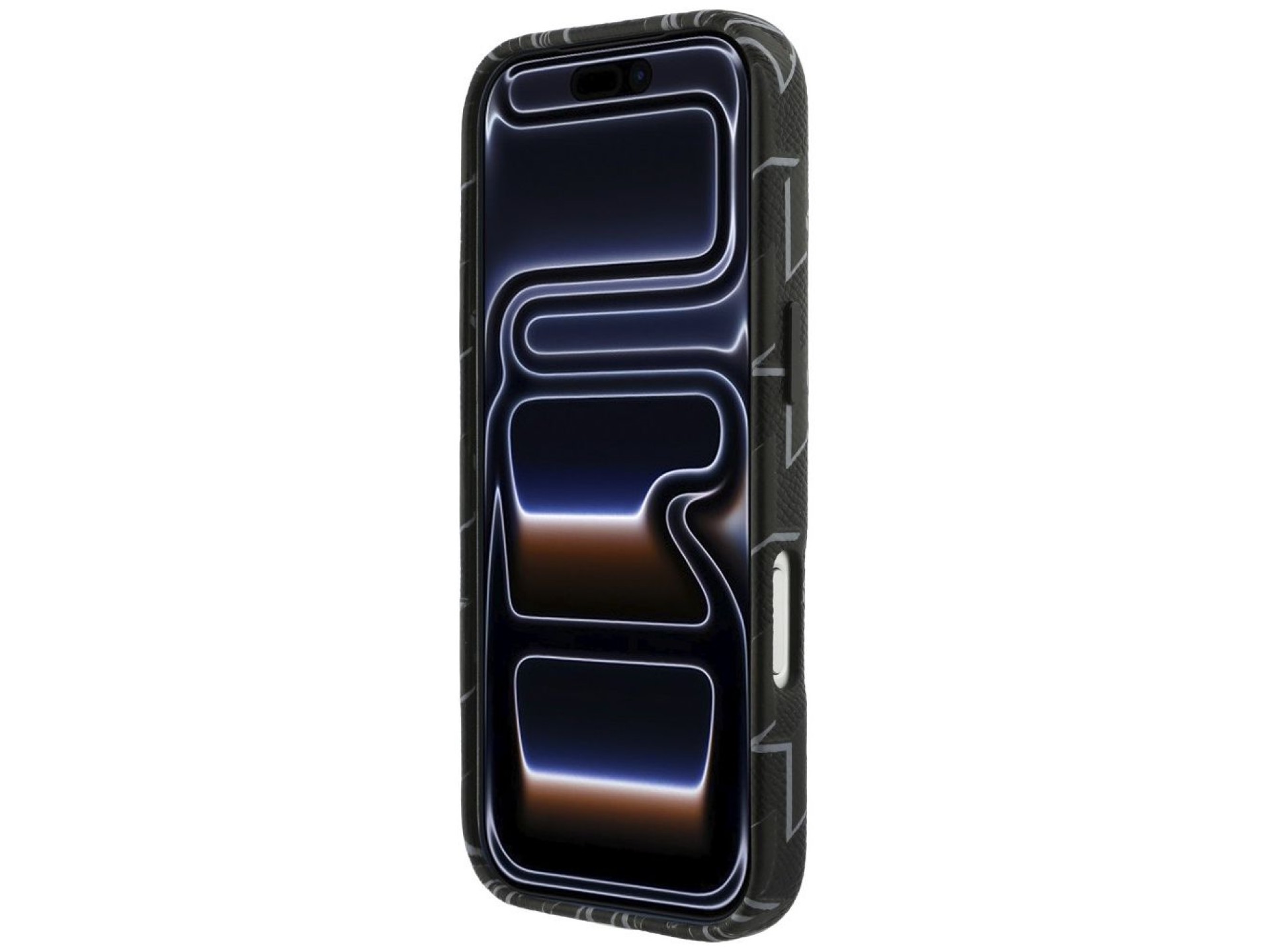 Karl Lagerfeld Monogram Logo MagSafe Case for iPhone 17 Pro - Black