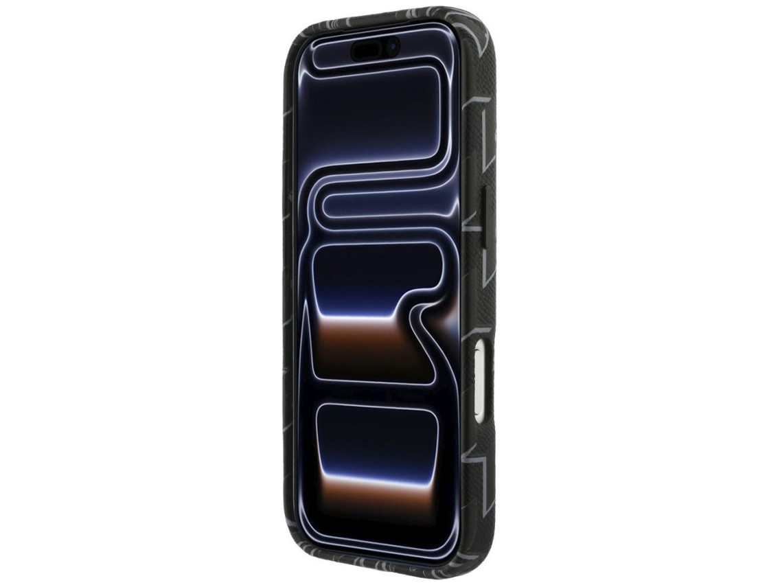 Karl Lagerfeld Monogram Logo MagSafe Case for iPhone 17 Pro - Black