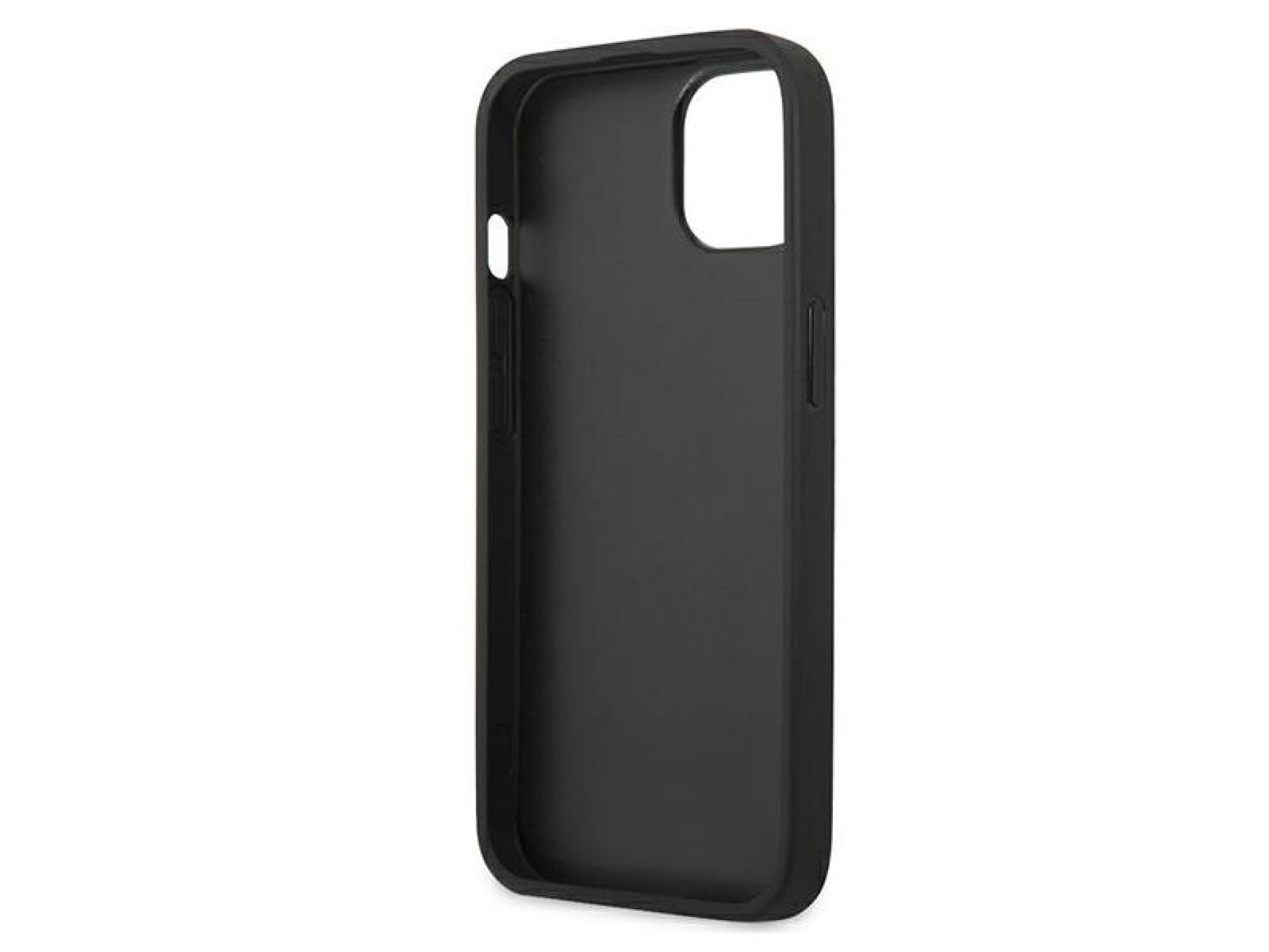 Funda de piel Karl Lagerfeld Ikonik Karl's Head Metal para iPhone 13 mini - Azul
