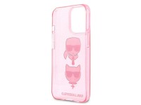 Karl Lagerfeld KLHCP13LKCTUGLP iPhone 13 Pro / 13 6,1" rózowy/rosa capa rígida Glitter Karl's & Chou Karl Lagerfeld KLHCP13LKCTUGLP iPhone 13 Pro / 13 6,1" rózowy/rosa capa rígida Glitter Karl's & Chou