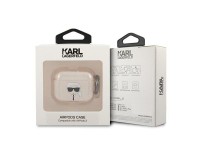 Capa para AirPods 3 com glitter em formato de cabeça de Karl Lagerfeld - Dourada Capa para AirPods 3 com glitter em formato de cabeça de Karl Lagerfeld - Dourada