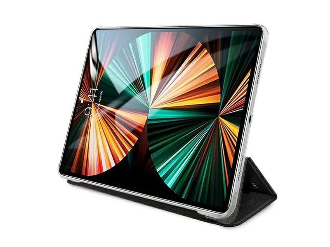 Funda Karl Lagerfeld Saffiano Ikonic Karl para iPad Pro de 11" (2021) - Negra