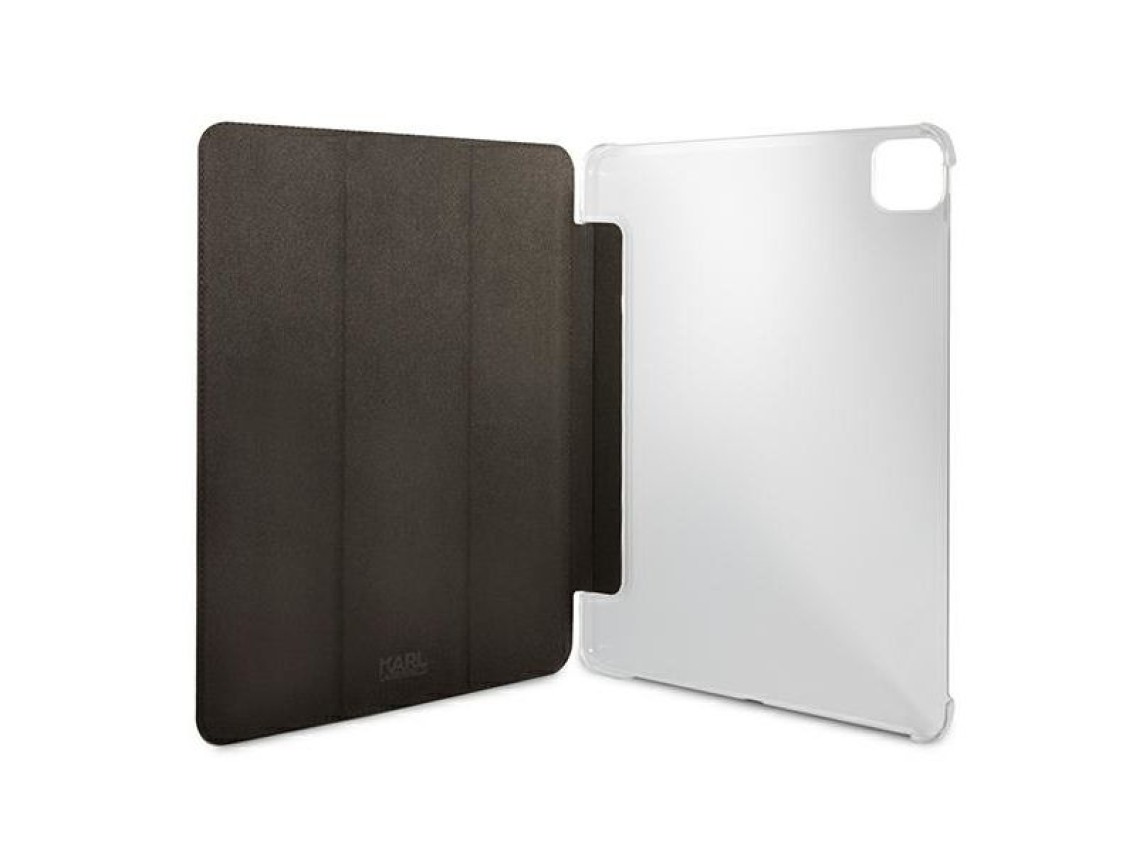 Funda Karl Lagerfeld Saffiano Ikonic Karl para iPad Pro de 11" (2021) - Negra