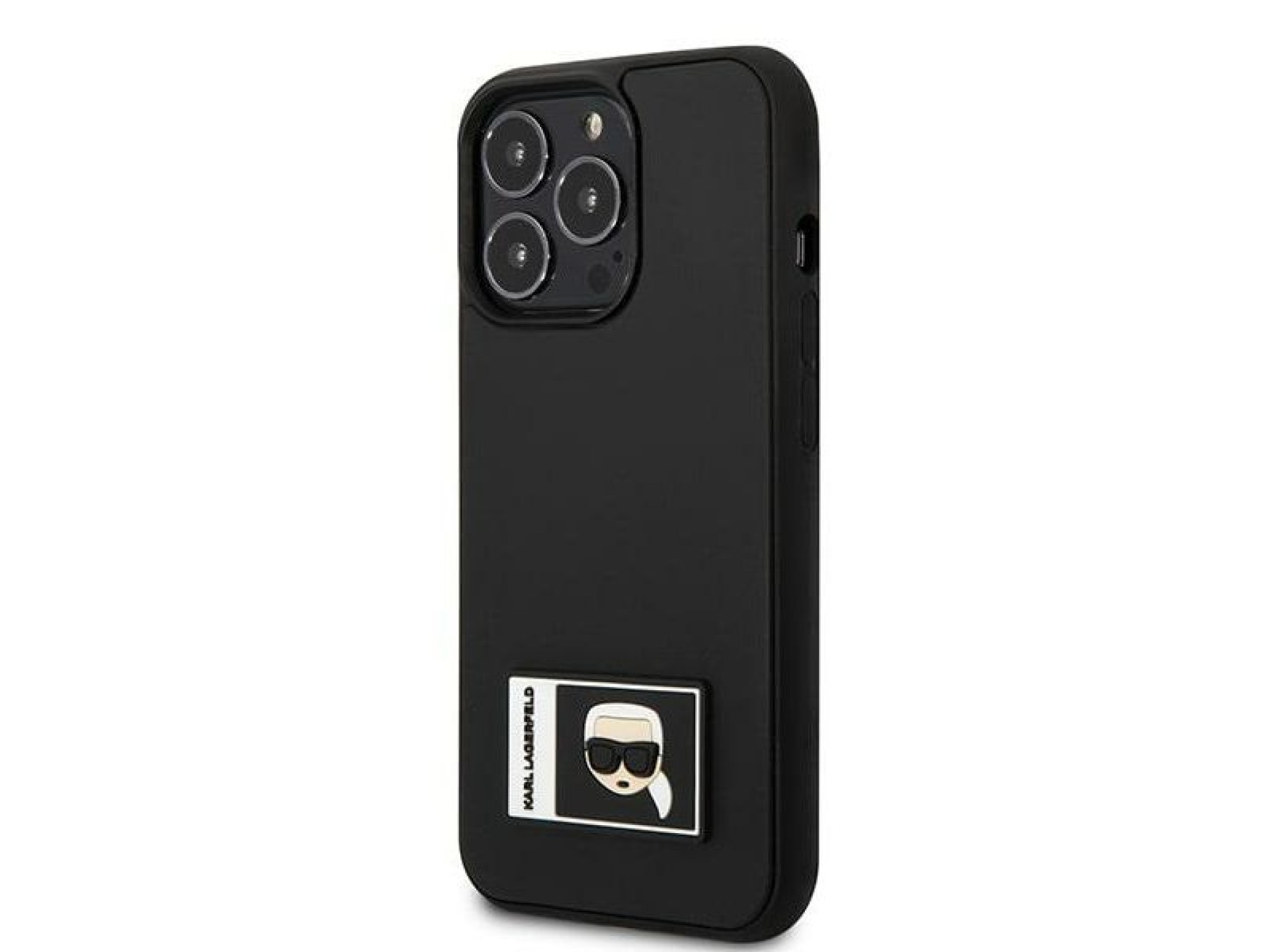 Funda Karl Lagerfeld Ikonik Patch para iPhone 13 Pro Max - Negra