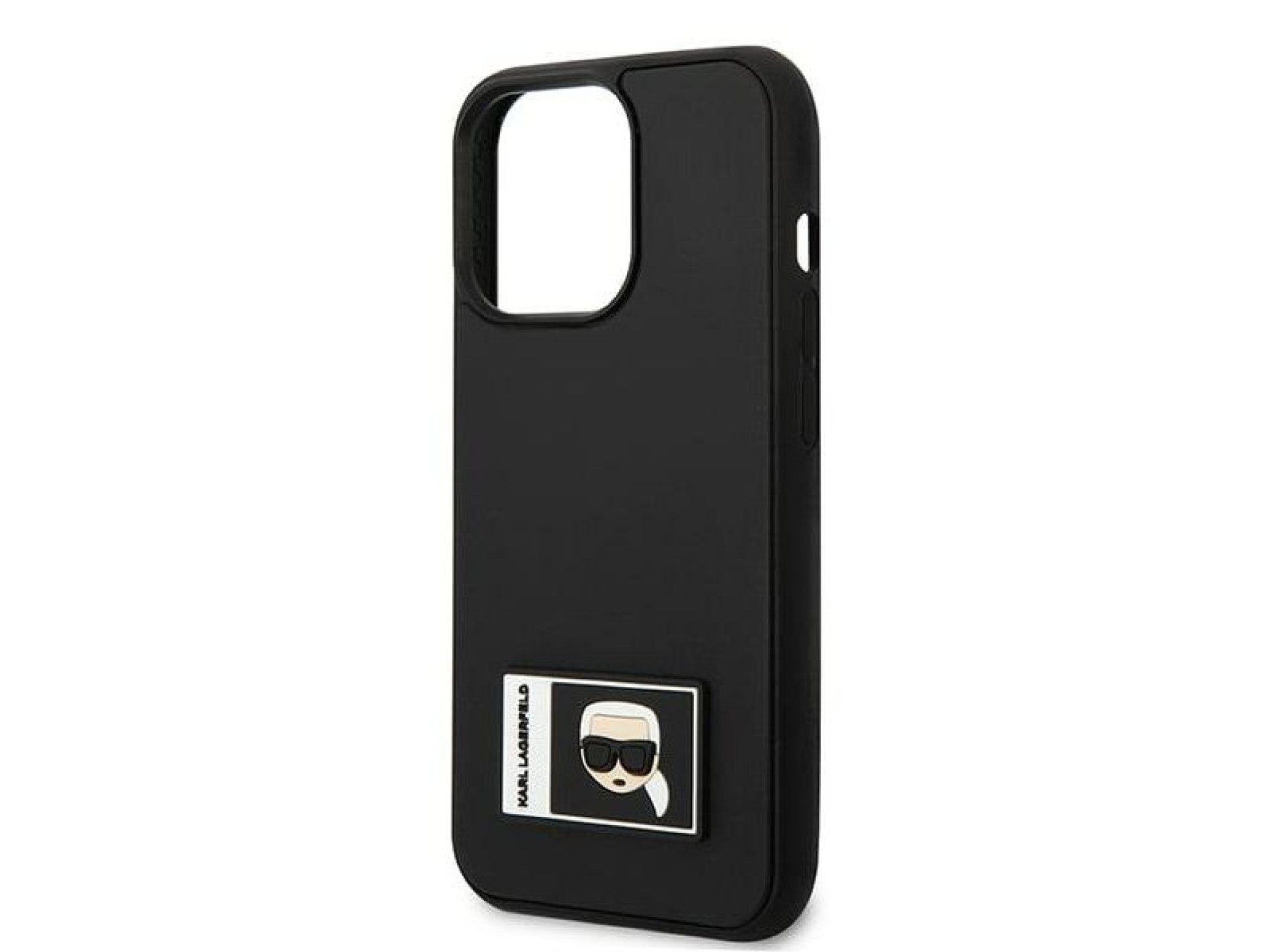 Funda Karl Lagerfeld Ikonik Patch para iPhone 13 Pro Max - Negra