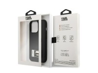 Funda Karl Lagerfeld Ikonik Patch para iPhone 13 Pro Max - Negra Funda Karl Lagerfeld Ikonik Patch para iPhone 13 Pro Max - Negra