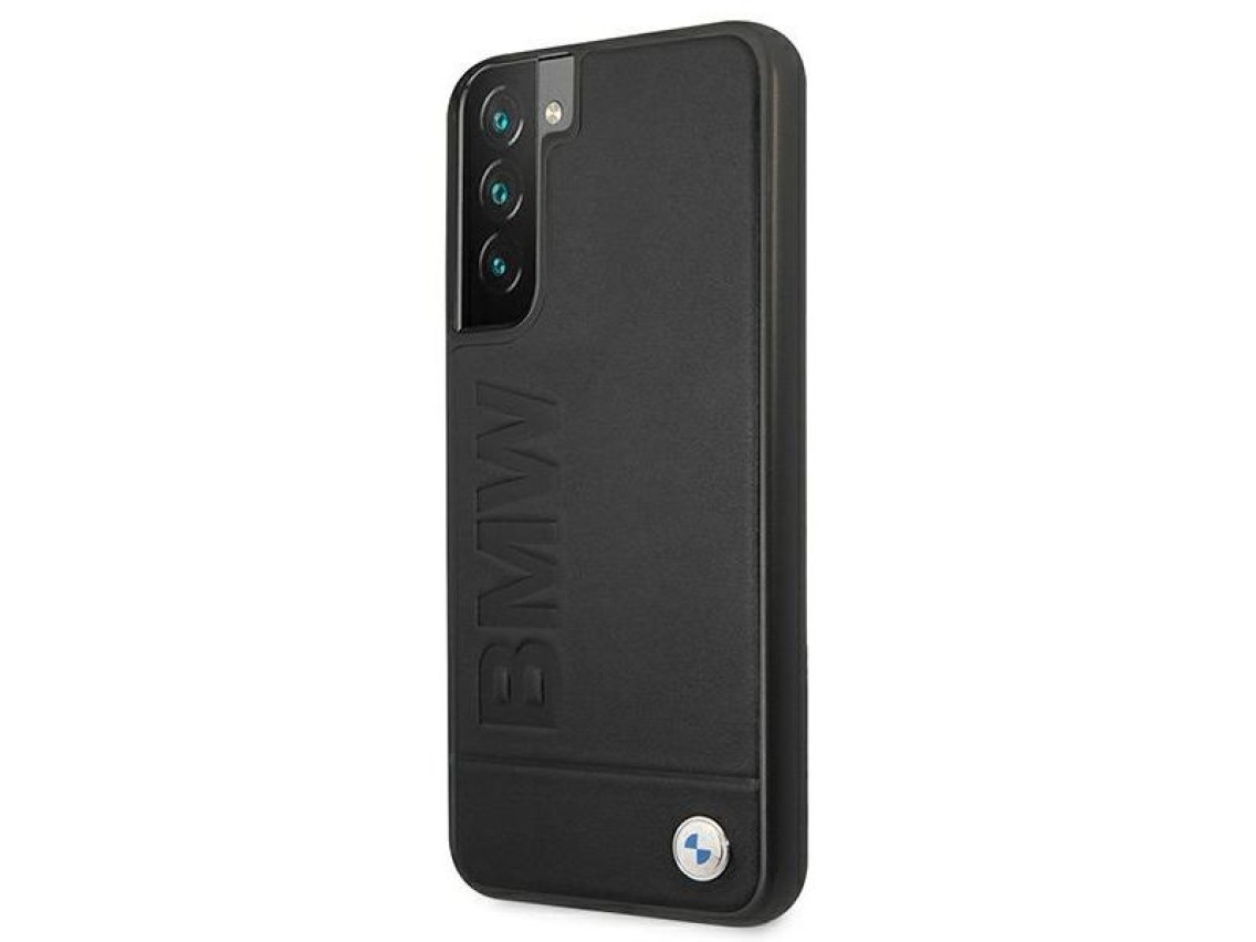 BMW Signature Logo Imprint Case for Samsung Galaxy S22+ - Black