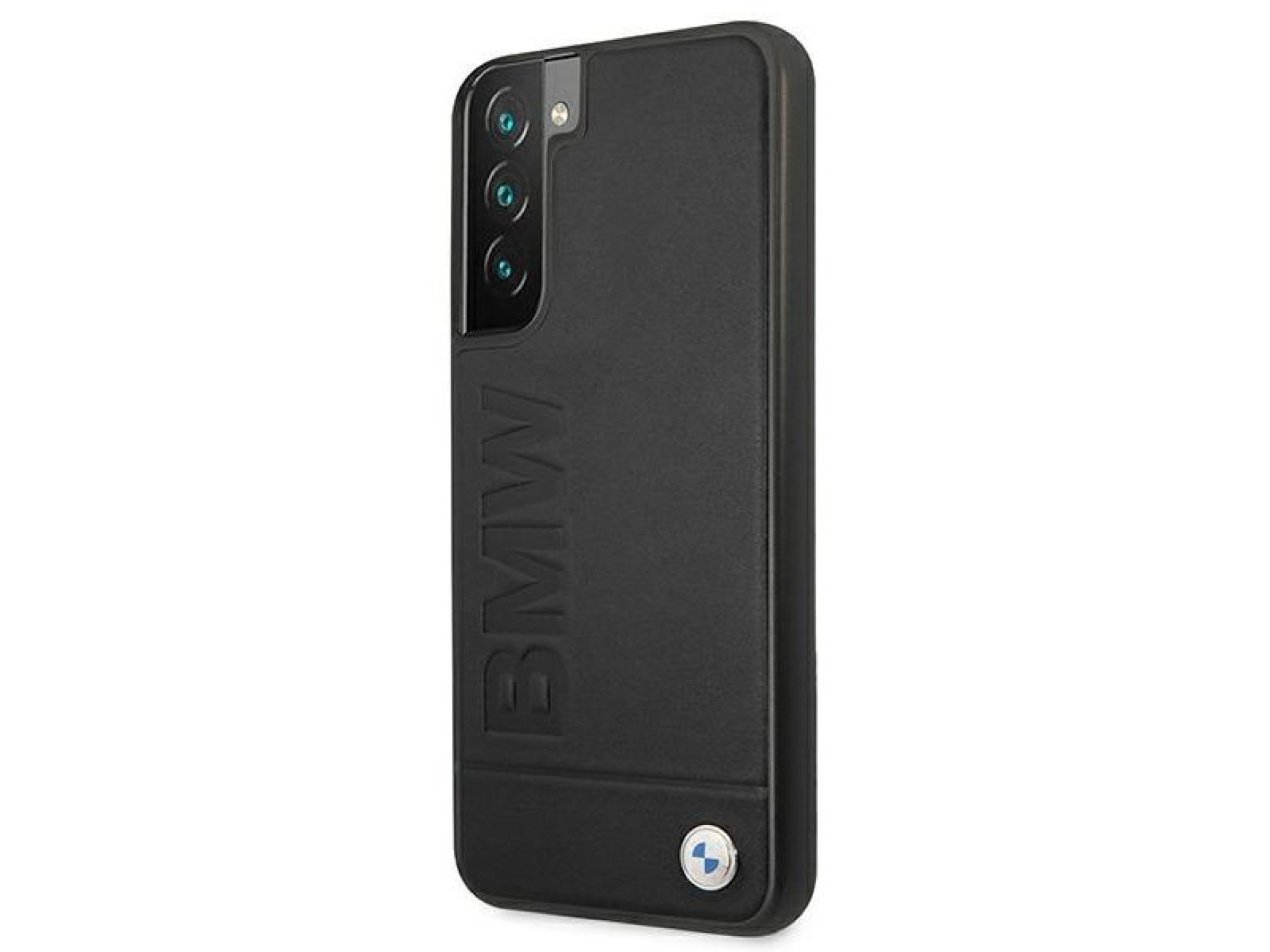 BMW Signature Logo Imprint Case for Samsung Galaxy S22+ - Black