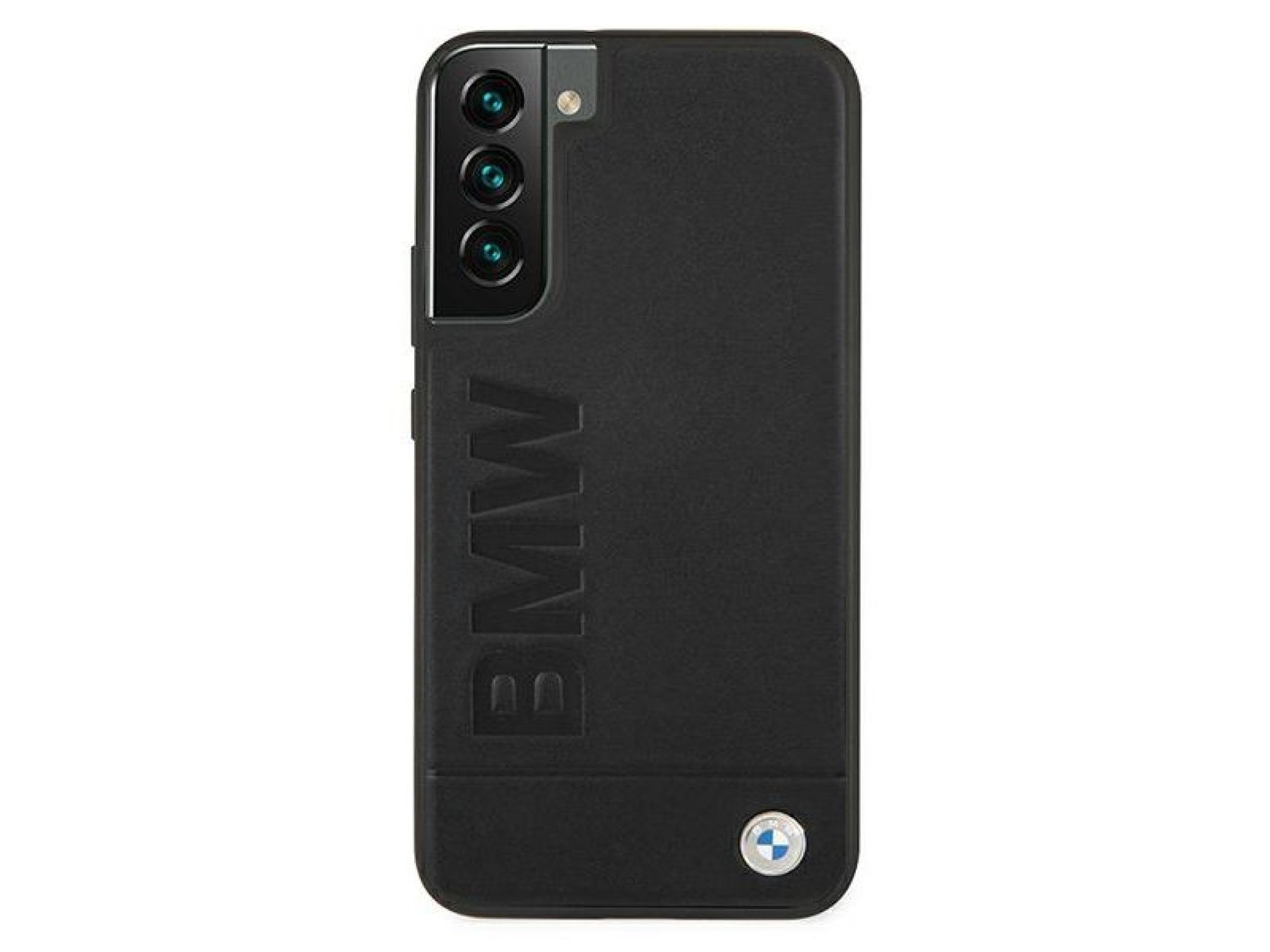 BMW Signature Logo Imprint Case for Samsung Galaxy S22+ - Black