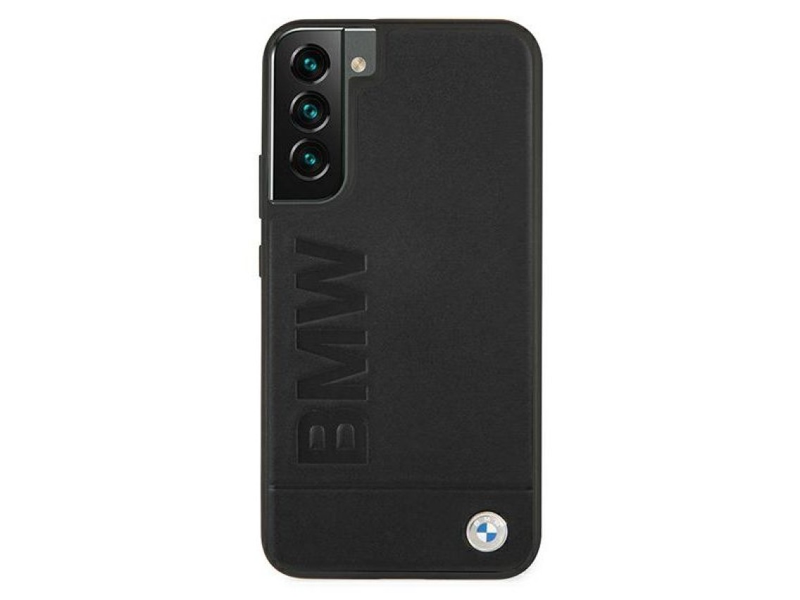 BMW Signature Logo Imprint Case for Samsung Galaxy S22+ - Black