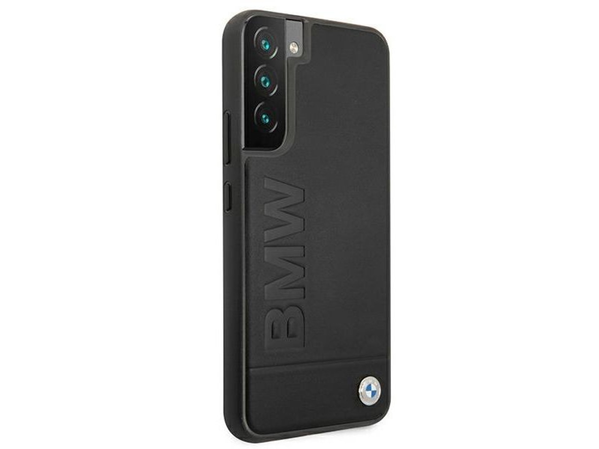 BMW Signature Logo Imprint Case for Samsung Galaxy S22+ - Black