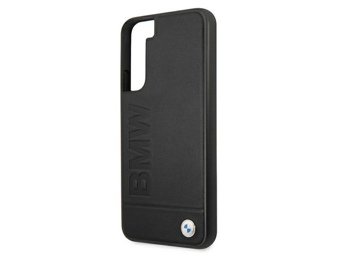 BMW Signature Logo Imprint Case for Samsung Galaxy S22+ - Black