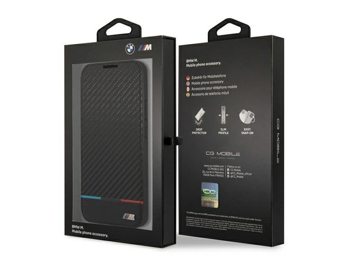 Capa BMW M Collection Triangles para Samsung Galaxy S22+ - Preta