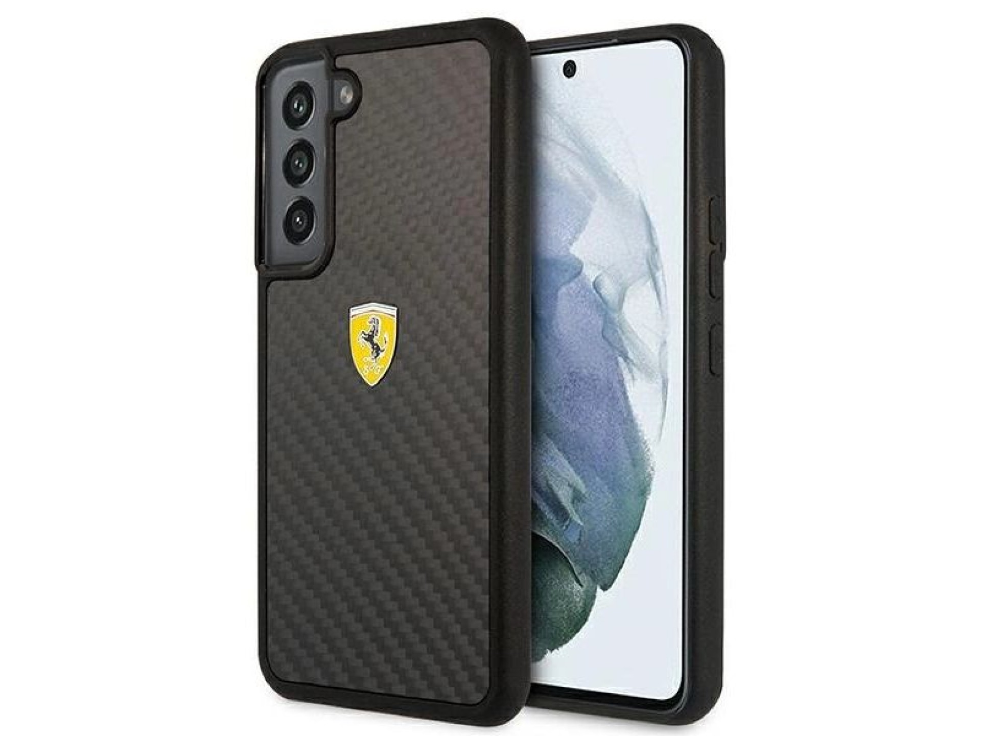 Ferrari FEHCS22MFCAK S22+ S906 estojo rígido preto/preto On Track Real Carbon