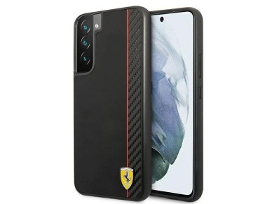 Ferrari FESAXHCS22MBK S22+ S906 black/black hardcase On Track Carbon Stripe Ferrari FESAXHCS22MBK S22+ S906 black/black hardcase On Track Carbon Stripe