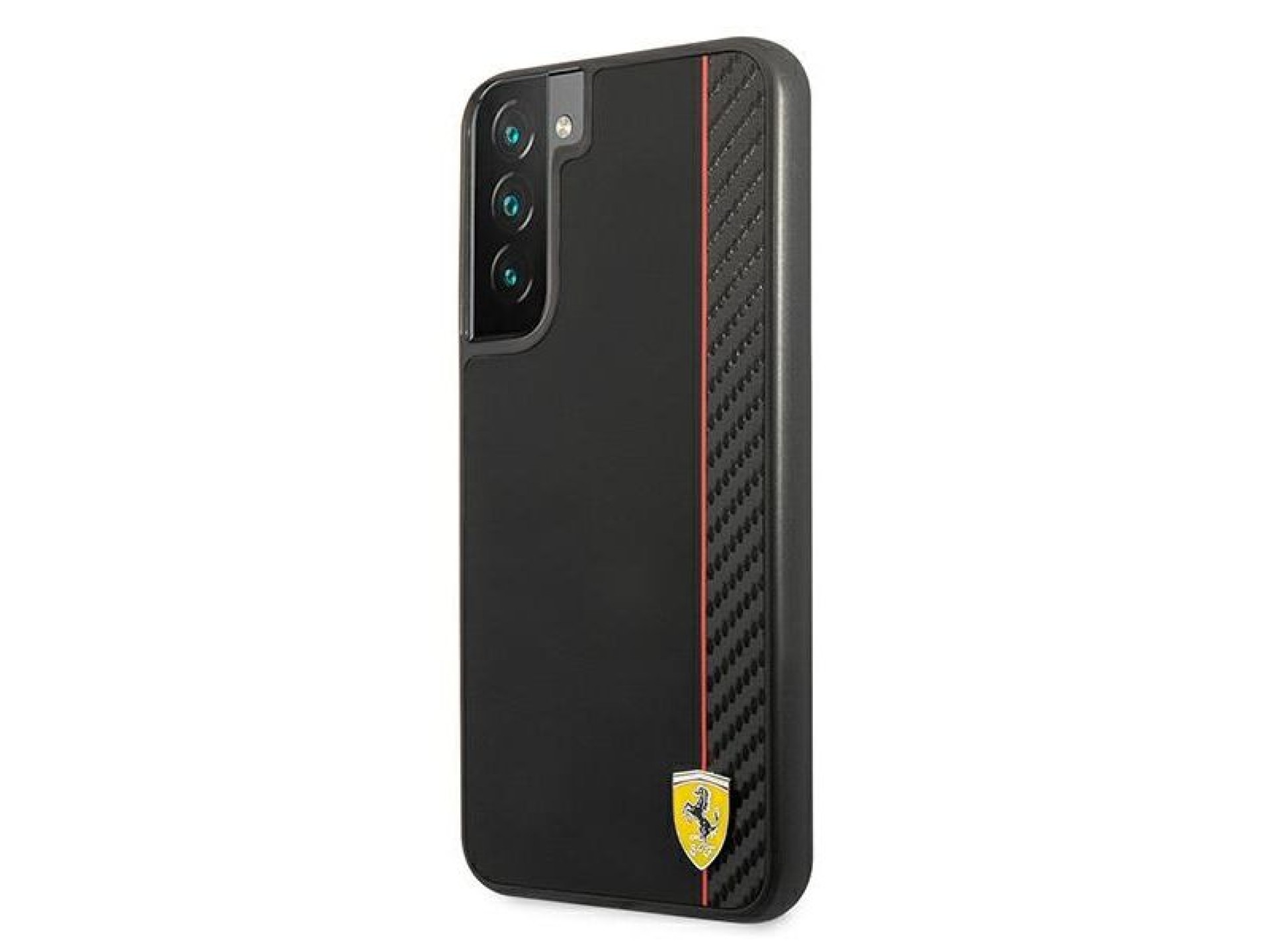 Ferrari FESAXHCS22MBK S22+ S906 estojo rígido preto/preto On Track Carbon Stripe