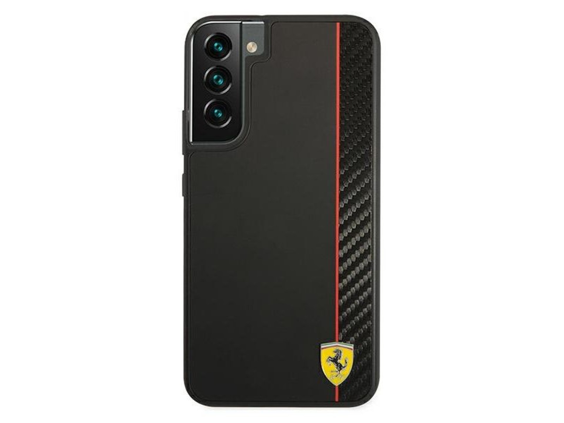 Ferrari FESAXHCS22MBK S22+ S906 estojo rígido preto/preto On Track Carbon Stripe