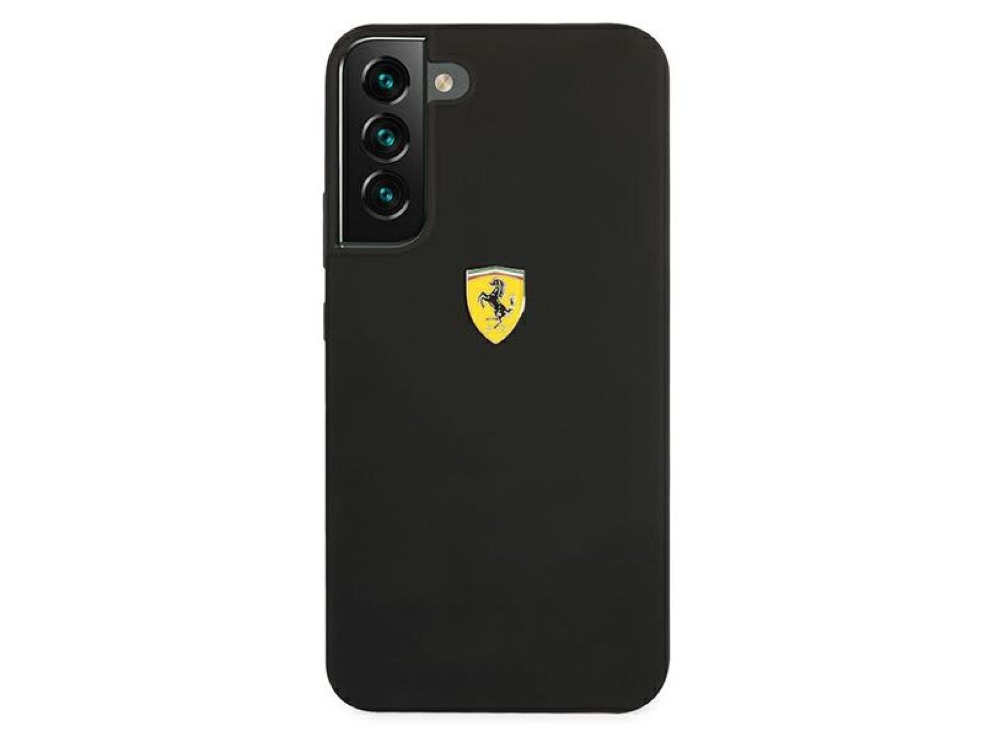 Estuche rígido Ferrari FESSIHCS22SBK S22 S901 negro/negro On Track Silicone