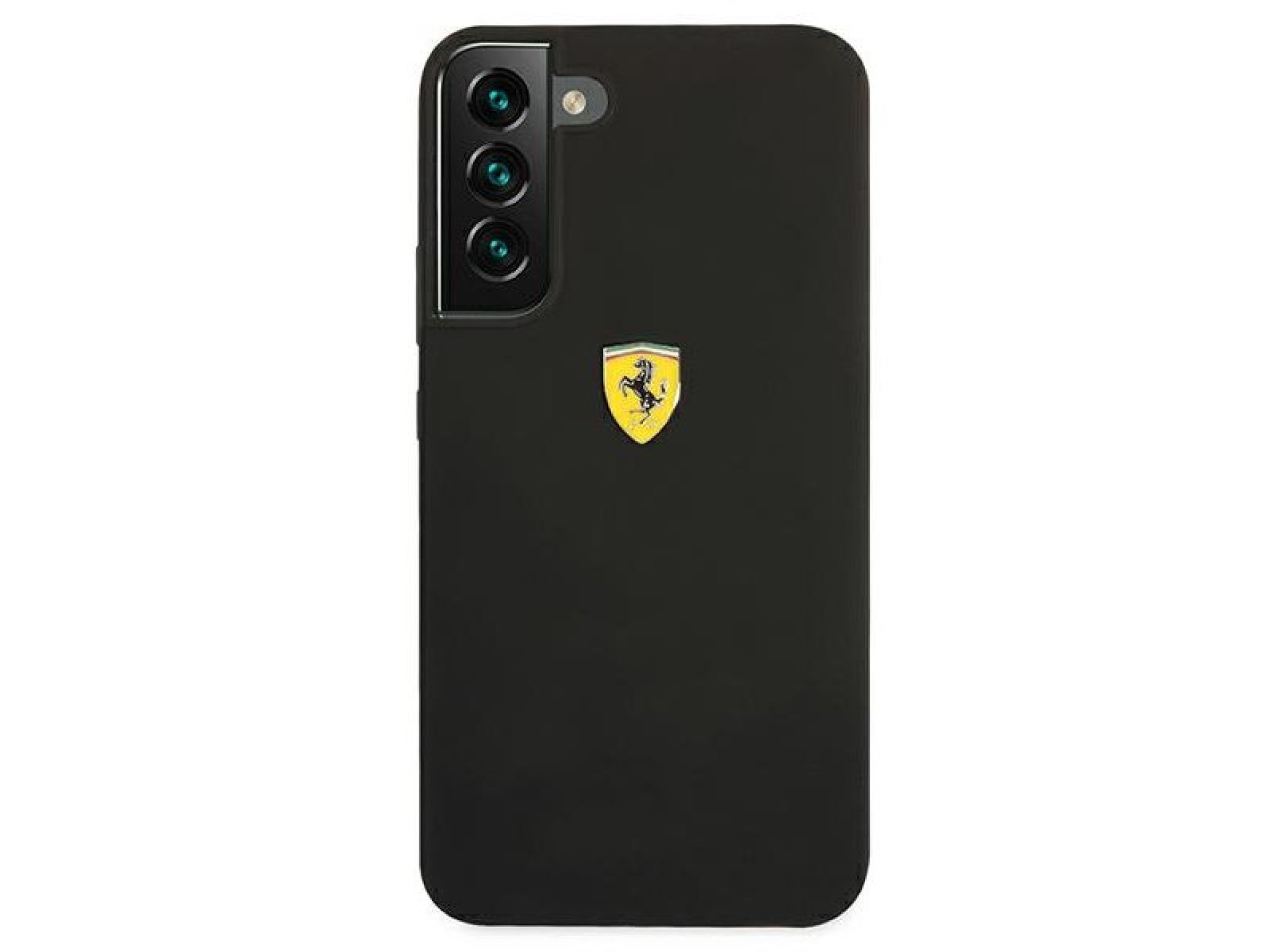 Estuche rígido Ferrari FESSIHCS22MBK S22+ S906 negro/negro On Track Silicone