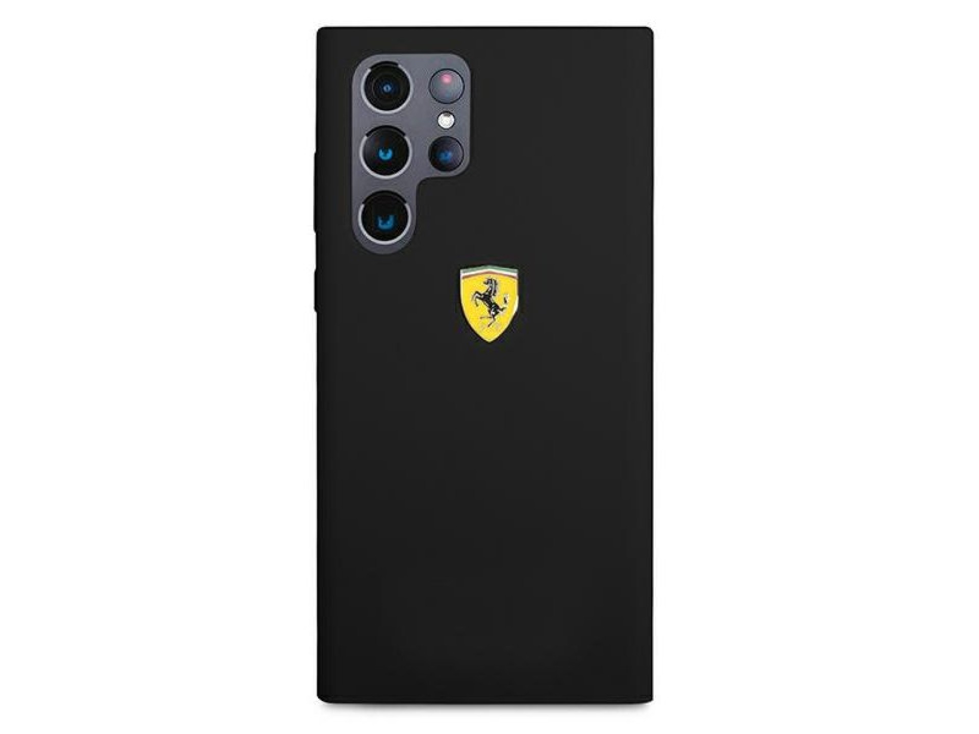 Ferrari FESSIHCS22LBK S22 Ultra S908 capa rígida preta/preta On Track Silicone