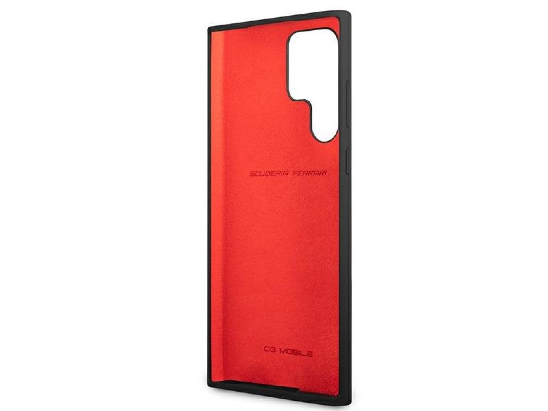 Ferrari FESSIHCS22LBK S22 Ultra S908 capa rígida preta/preta On Track Silicone