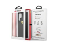 Ferrari FESSIHCS22LBK S22 Ultra S908 capa rígida preta/preta On Track Silicone Ferrari FESSIHCS22LBK S22 Ultra S908 capa rígida preta/preta On Track Silicone