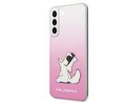 Karl Lagerfeld Choupette Eat Case for Samsung Galaxy S22+ - Pink