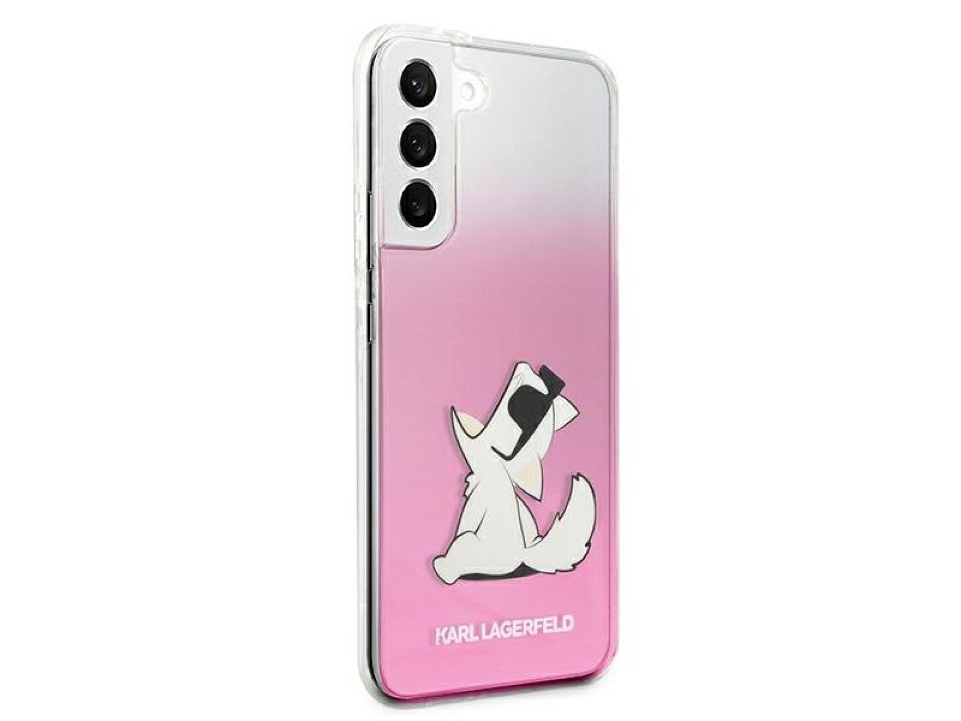 Karl Lagerfeld Choupette Eat Case for Samsung Galaxy S22+ - Pink