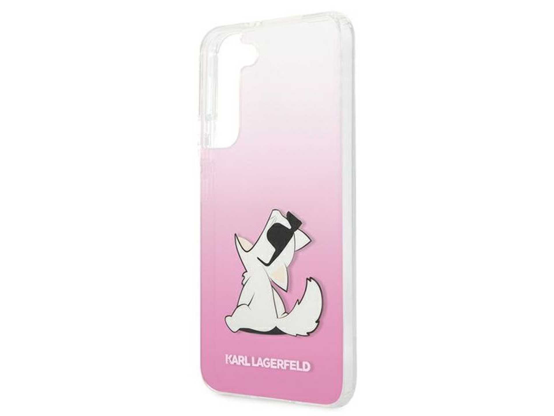 Karl Lagerfeld Choupette Eat Case for Samsung Galaxy S22+ - Pink