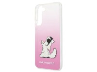 Karl Lagerfeld Choupette Eat Case for Samsung Galaxy S22+ - Pink