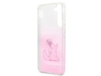 Karl Lagerfeld Choupette Eat Case for Samsung Galaxy S22+ - Pink